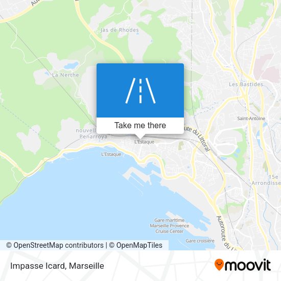 Impasse Icard map