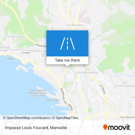 Impasse Louis Foucard map