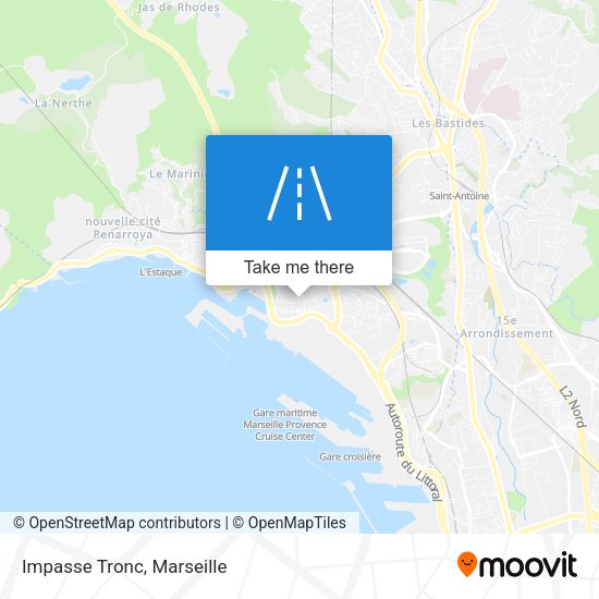 Impasse Tronc map