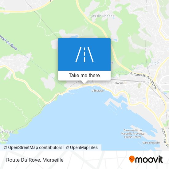 Route Du Rove map