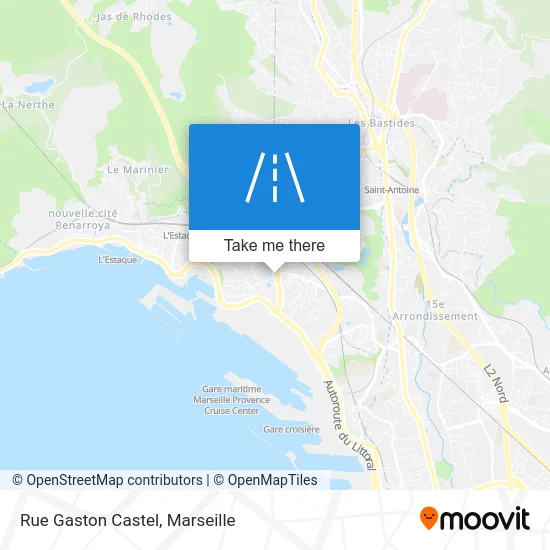 Rue Gaston Castel map