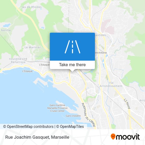 Rue Joachim Gasquet map