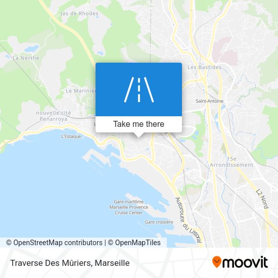 Traverse Des Mûriers map