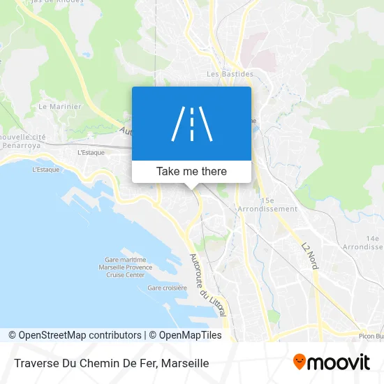 Traverse Du Chemin De Fer map