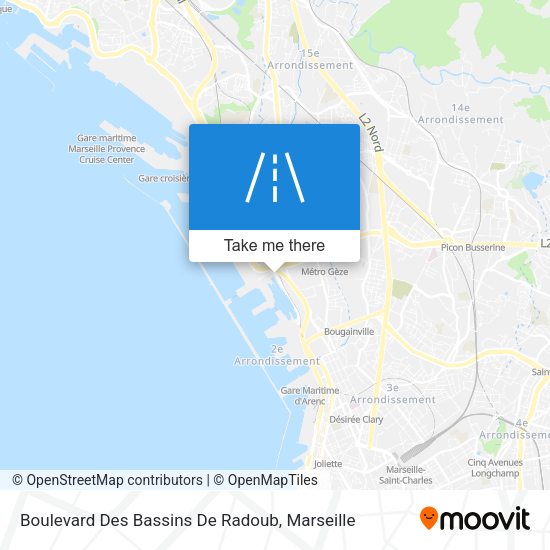 Boulevard Des Bassins De Radoub map