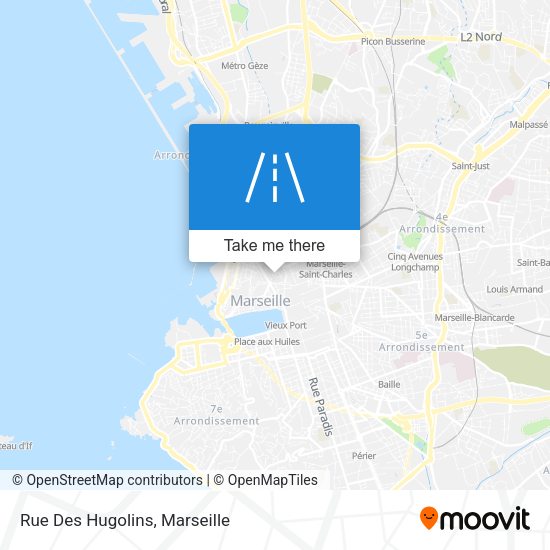 Rue Des Hugolins map