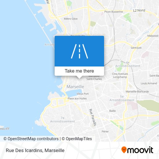 Rue Des Icardins map