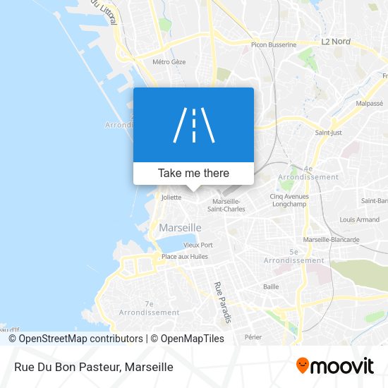 Rue Du Bon Pasteur map