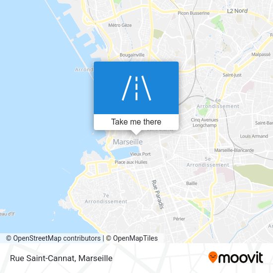 Rue Saint-Cannat map