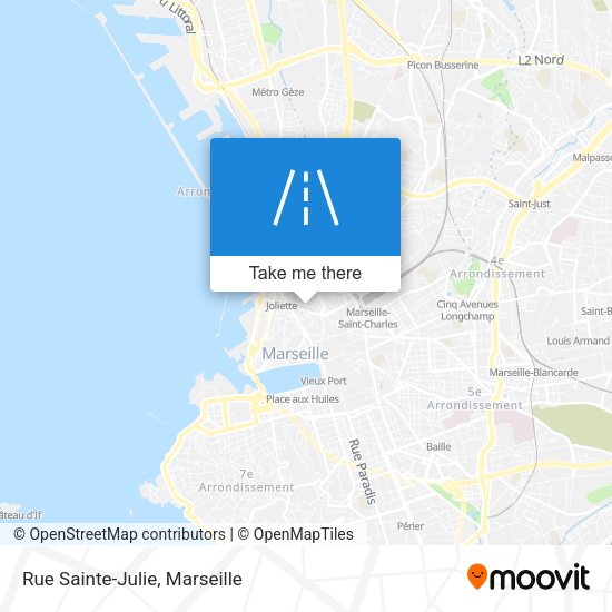 Rue Sainte-Julie map