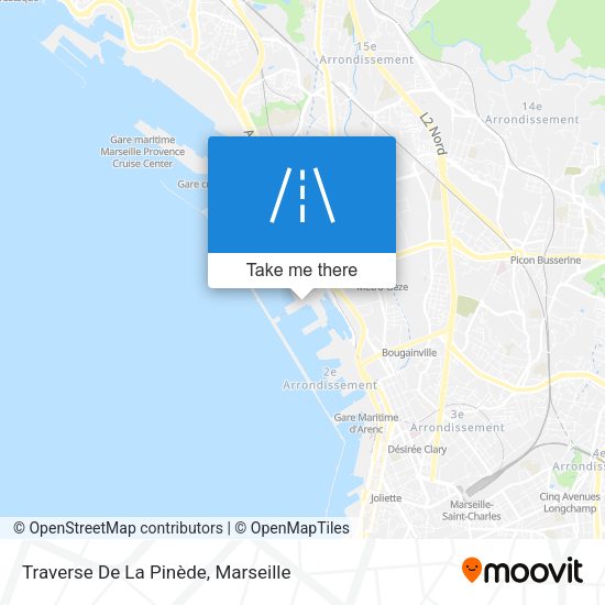 Traverse De La Pinède map