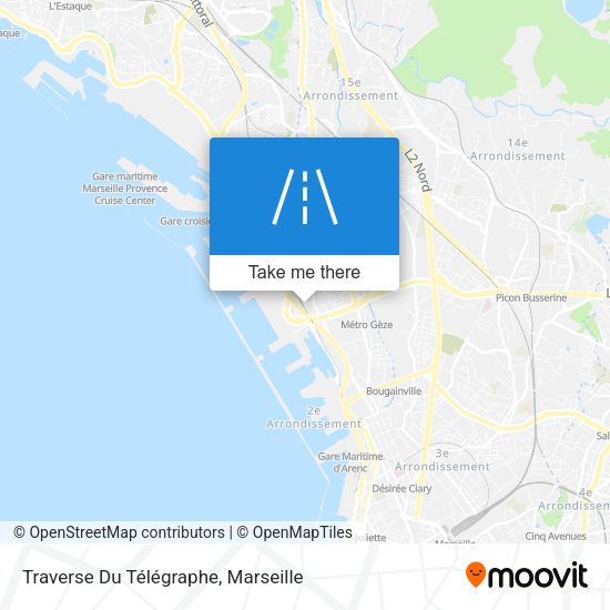 Traverse Du Télégraphe map