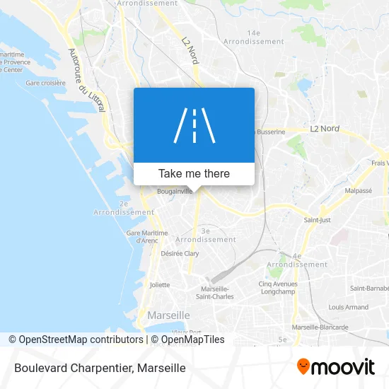 Boulevard Charpentier map