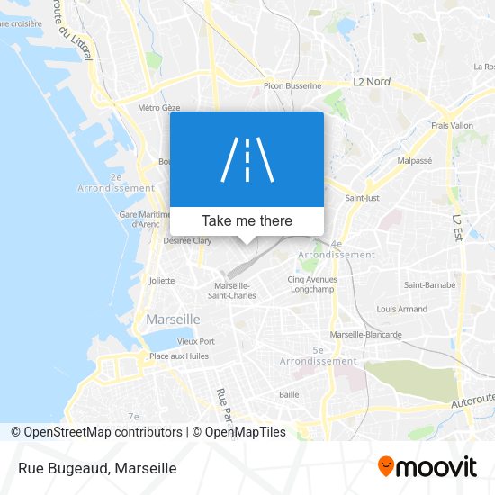 Rue Bugeaud map