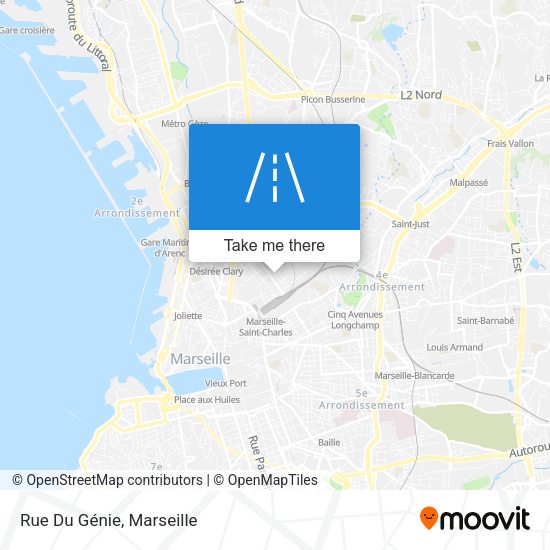 Rue Du Génie map