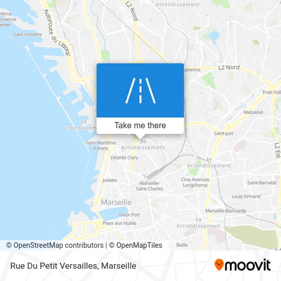 Rue Du Petit Versailles map