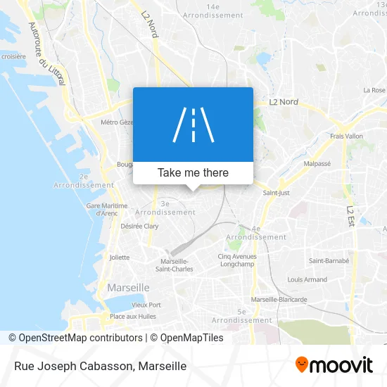 Rue Joseph Cabasson map