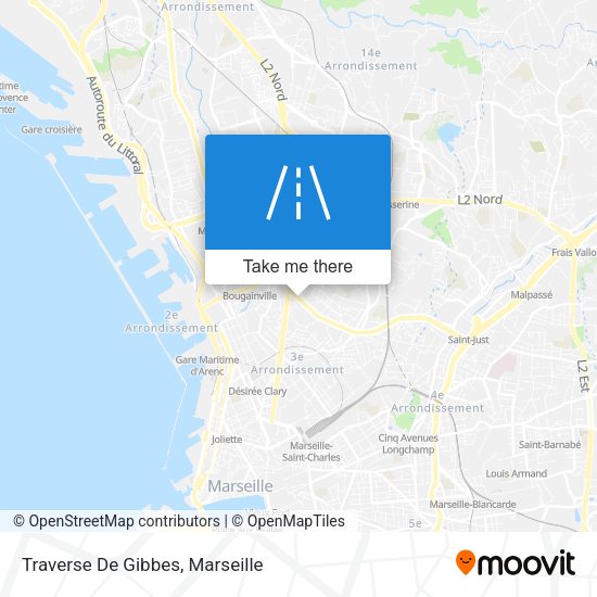 Traverse De Gibbes map