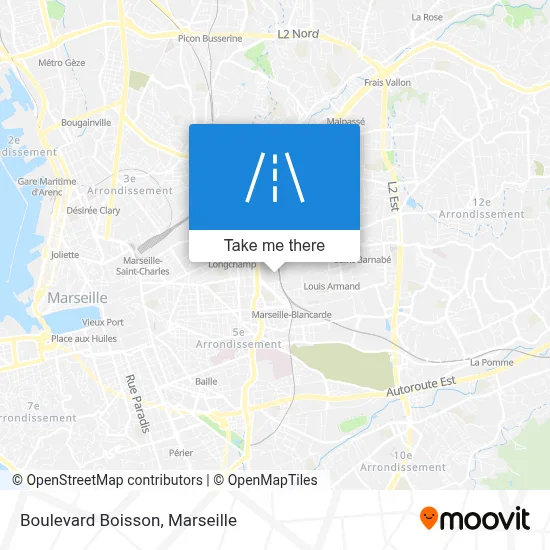 Boulevard Boisson map