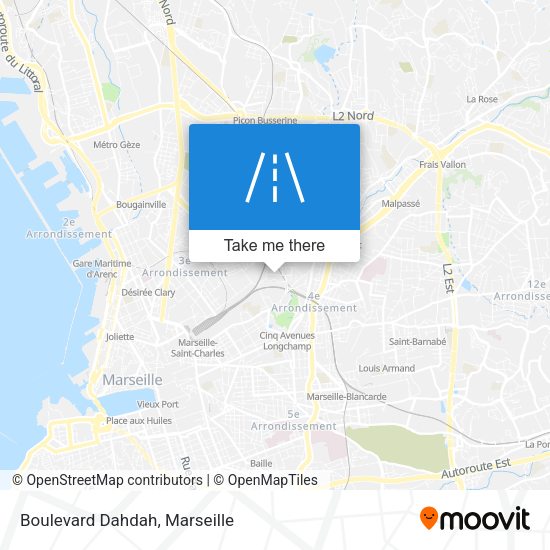 Boulevard Dahdah map