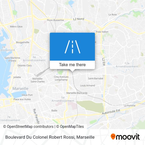 Boulevard Du Colonel Robert Rossi map