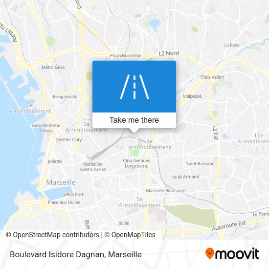 Boulevard Isidore Dagnan map