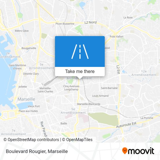 Boulevard Rougier map