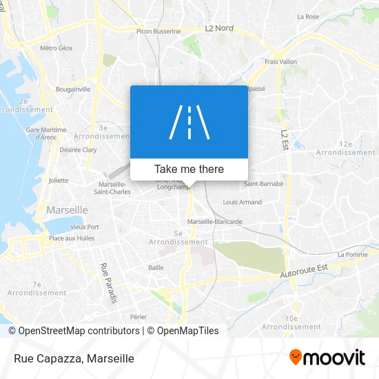 Rue Capazza map