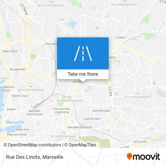Rue Des Linots map