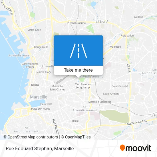Rue Édouard Stéphan map