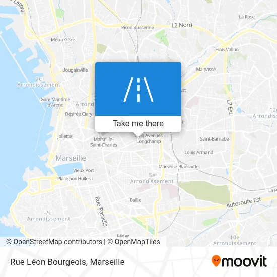 Rue Léon Bourgeois map