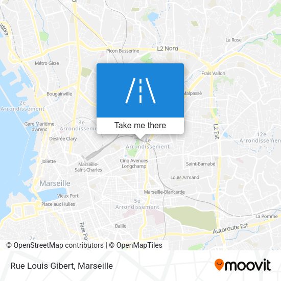 Rue Louis Gibert map