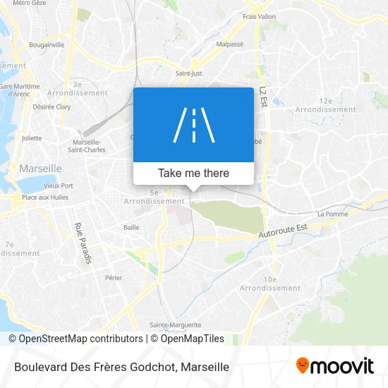 Boulevard Des Frères Godchot map