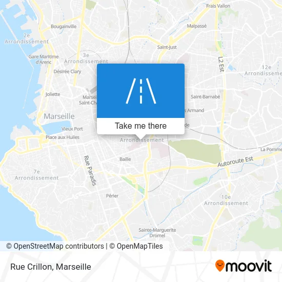 Rue Crillon map