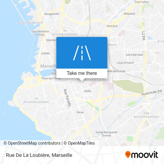Rue De La Loubière map