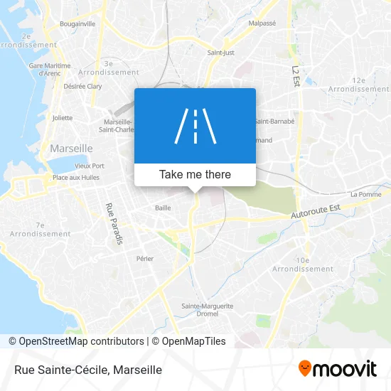 Rue Sainte-Cécile map