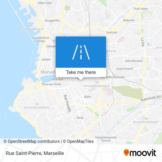Rue Saint-Pierre map