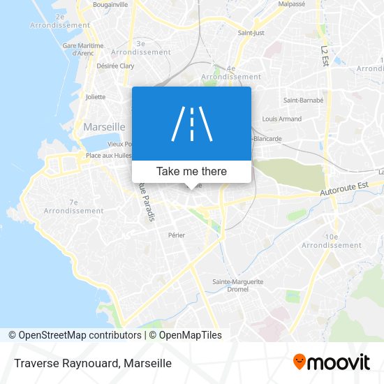 Traverse Raynouard map