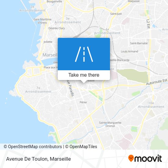 Avenue De Toulon map