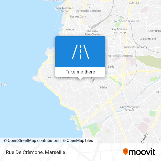Rue De Crèmone map