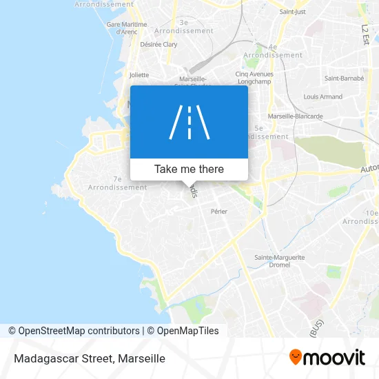 Rue De Madagascar map