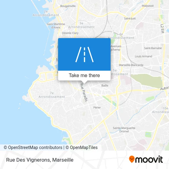 Rue Des Vignerons map