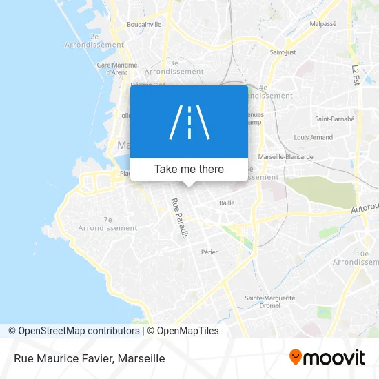 Rue Maurice Favier map