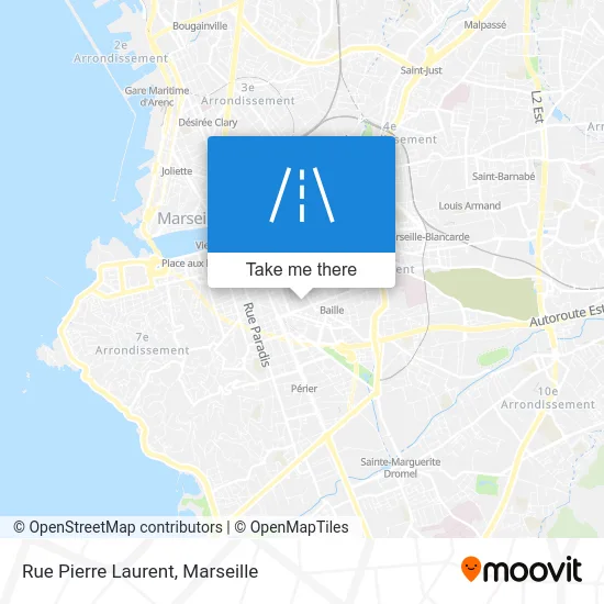 Rue Pierre Laurent map