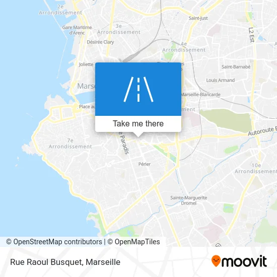 Rue Raoul Busquet map