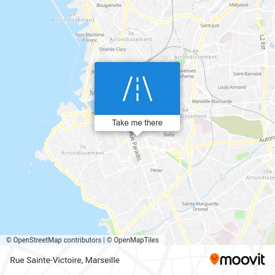 Rue Sainte-Victoire map