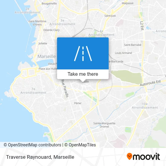 Traverse Raynouard map