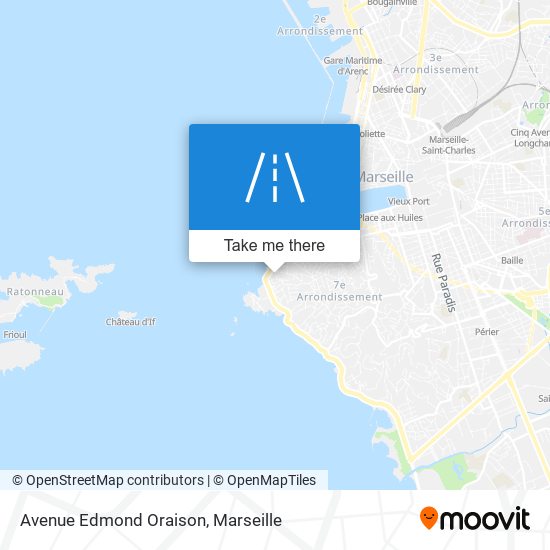 Avenue Edmond Oraison map