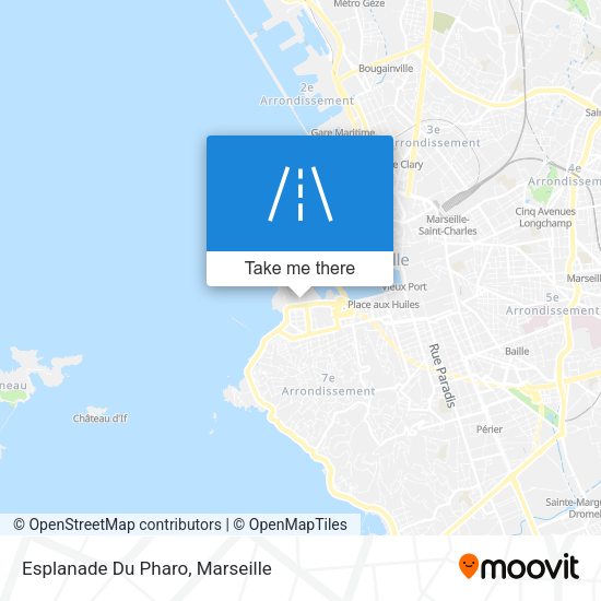Esplanade Du Pharo map