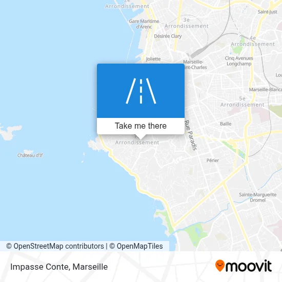 Impasse Conte map